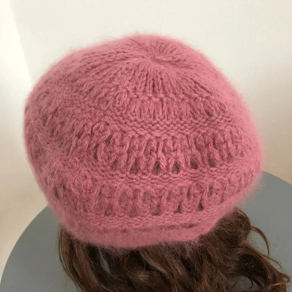 Vintage Dusty Rose Wool Hat - Picture 9 of 11